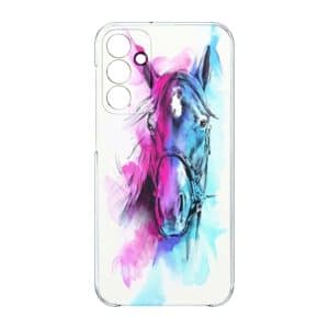 coque telephone design animal pour Samsung A15 Watercolor Cheval Horse