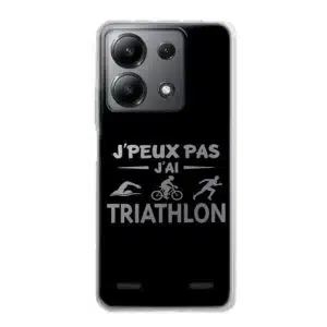 Coque Xiaomi Redmi Note 13 5g j'ai triathlon