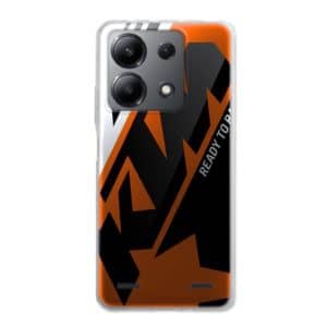 Coque Silicone Redmi Note 13 5G Ktm Racing Orange