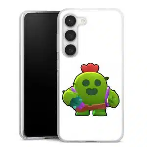 Coque silicone Samsung s23 Brawl stars Spile Cactus