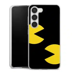 Coque Samsung s23 Pacman jaune et Noir