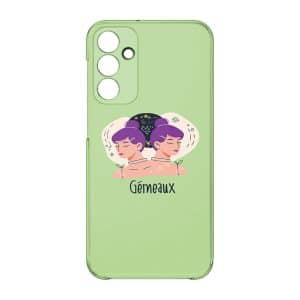 Coque de portable samsung a15 signe astrologique gemeaux