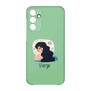 Coque de portable samsung a15 signe astrologique de la Vierge