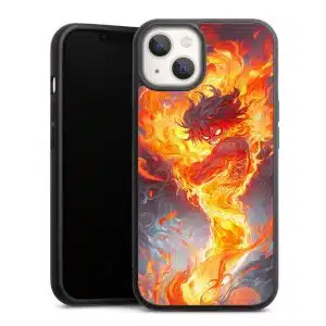 Coque téléphone Ace protege Luffy contre Akainu pour iPhone Samsung Oppo Xiaomi